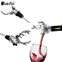 Европейский стиль Роскошная металлическая голова оленя разливщик красного вина романтическая Персонализированная пробка для вина на заказ открывалка для бутылок