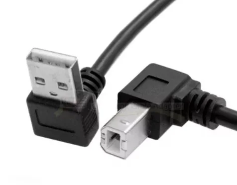 0308197 D7PLUS-USB数据线（USB 2.0 A公对B公上弯头90度）