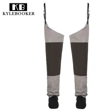 Fly Fishing Waders Hip Wader Breathable Thigh waders Waterproof trousers Leg pants with Stocking foot fish tackle unisex plus 46 fishing waders leg pants super large synthetic leather boots thickening sole one piece fishing waders leg pants