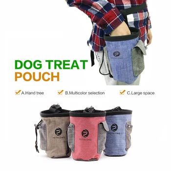 

Dilight Dog Treat Training Pouch Large Bag Dog Treat Training Pouch Bag Sport Running Drawstring Waist Bag Poop Bag Dispenser