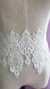 

Deluxe Micro Fiber Venice African lace Trim Accessories with scallops for DIY Sewing Wedding Crochet Homewear Furnishing 10YARDS