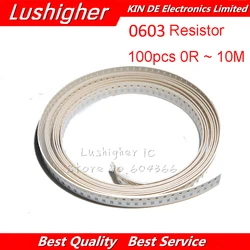 100 Unids 0603 Smd 1 / 8W Resistencia de Chip 0 Ohm ~ 10 M Resistencias 0R 1K 4.7K 4K7 10K 100K 1 10 100 220 330 Ohm 0R 1R 10R 100R 220R 330R 5 100 Unids 0603 Smd 1 / 8W Resistencia de Chip 0 Ohm ~ 10 M Resistencias 0R 1K 4.7K 4K7 10K 100K 1 10 100 220 330 Ohm 0R 1R 10R 100R 220R 330R 5
