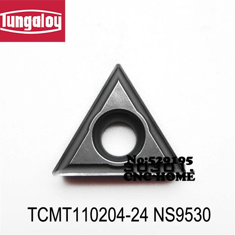 

Original Tungaloy TCMT TCMT110204 TCMT110204-24 TCMT110204-PS NS9530 Carbide Inserts turning tool CNC Lathe Cutter Tools