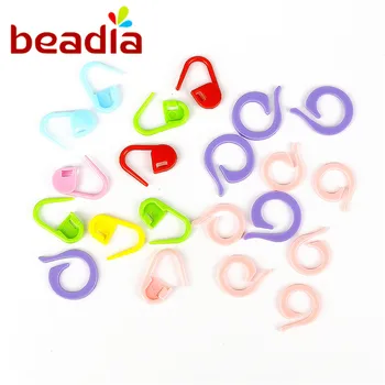 

1 Set/lot ABS Plastic Knit Stitch Knitting Needles Crochet Hook Markers Needle Clip Craft Knitting Crochet Locking Stitch
