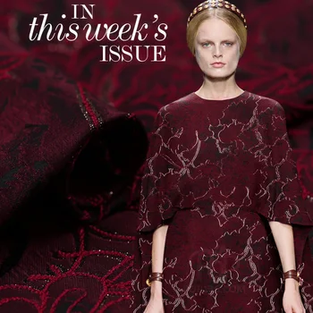 

Free shipping! Jinlian jacquard brocade fabric crisp dress suits DIY fabrics wholesale high quality jacquard cloth