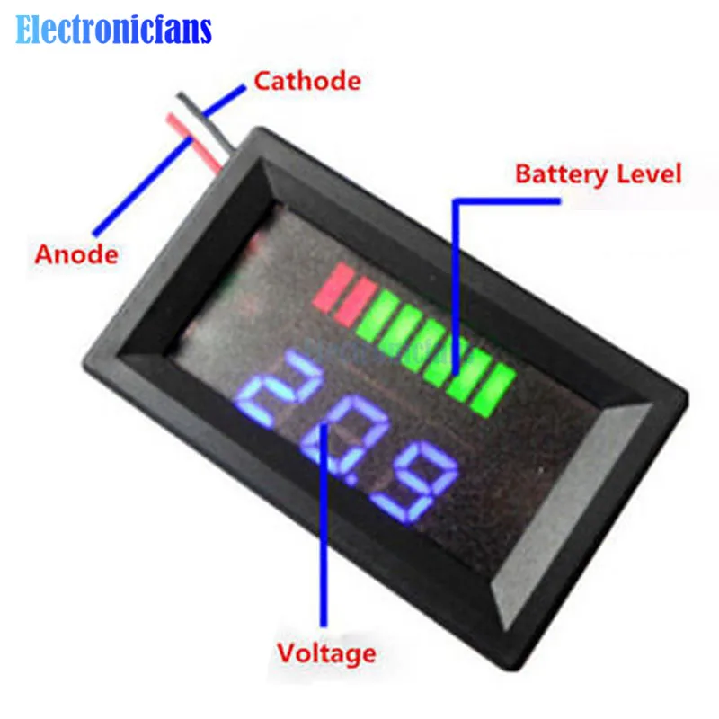 arduino 12v battery voltage monitor
