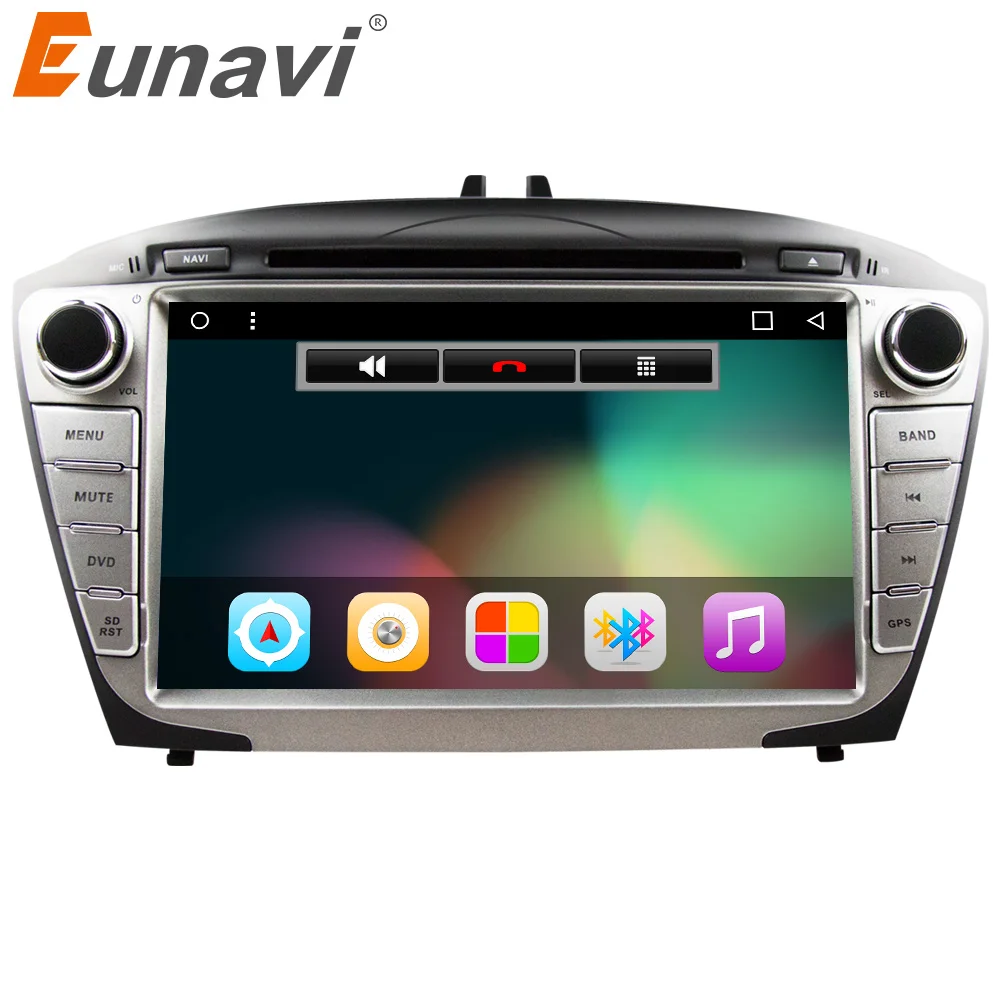 Eunavi 8 Quad Core 1024 600 2 Din Android 6 0 font b Car b font