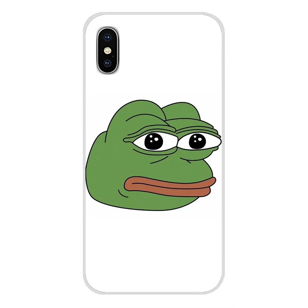 Аксессуары чехлы для телефонов Memes Sad Frog Huawei G7 G8 P7 P8 P9 P10 P20 P30 Lite Mini Pro P Smart Plus 2017 2018