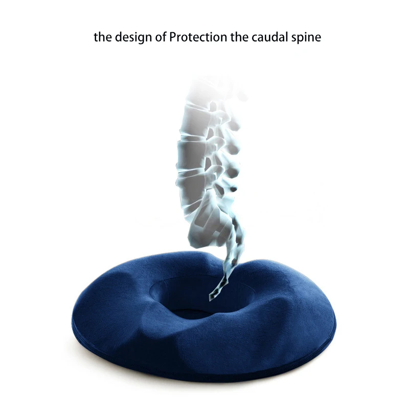 Ортопедическая копчик подушка для сидения при геморрое пены памяти домашнее офисное кресло автомобильное сиденье нижние сиденья массажная подушка задняя Кость подушка