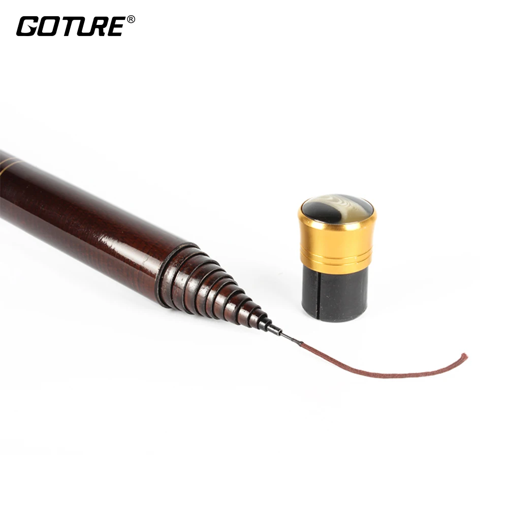 Goture 3.6 6.3 М Поток Удочка Углеродного Волокна Телескопическая Ультра Легкий Карп +