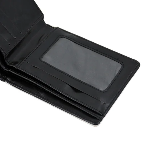 Folded thin-short wallet Black 3