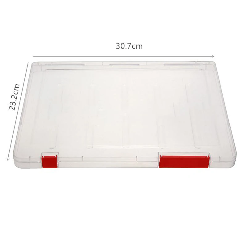 A4 Storage Paper Box Case File Document Transparent Holder Desk Organizer School Office Supplies