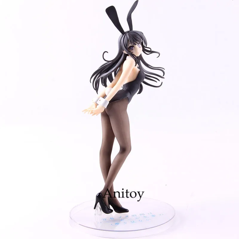 Seishun Buta Yarou Wa Bunny Girl Senpai Sakurajima Mai 1/7 Масштаб ПВХ фигурка Коллекционная модель игрушки - Цвет: without retail box