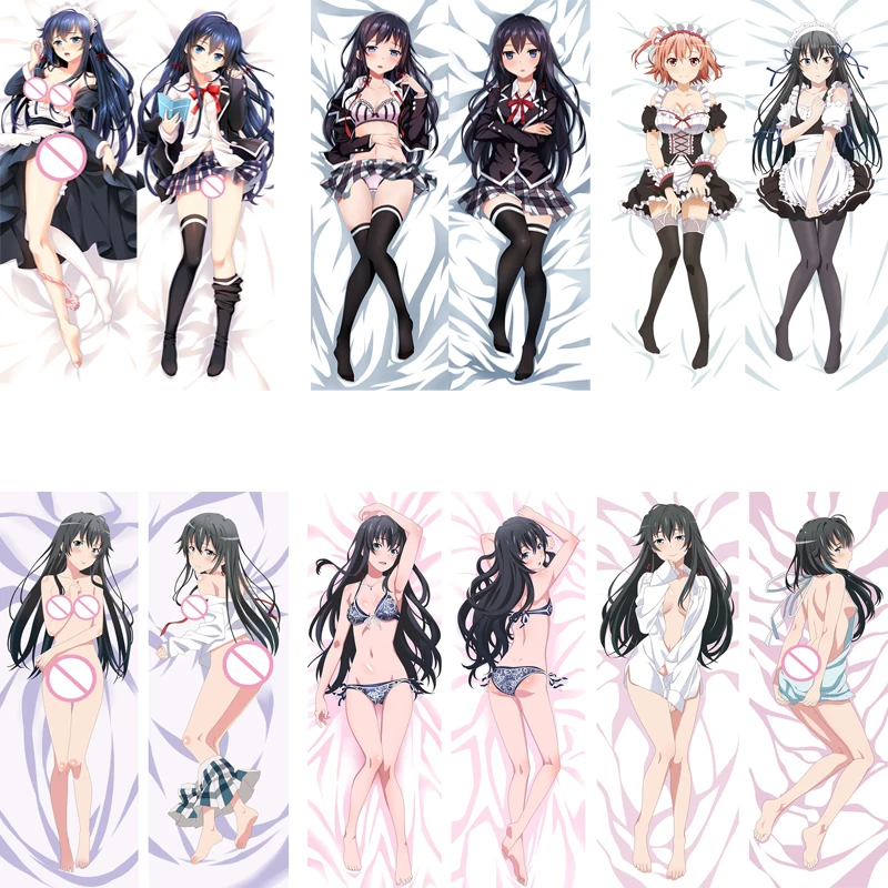 

November update Anime My Youth Romantic Comedy Is Wrong Yukinoshita Yukino hugging Body pillowcase Dakimakura pillow cover case
