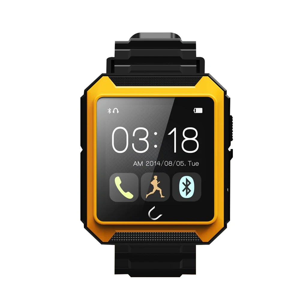 FLOVEME Waterproof Bluetooth Smart Watch IOS Compass Sport Watch Pedometer Intelligent Anti lost Call Remote Camera