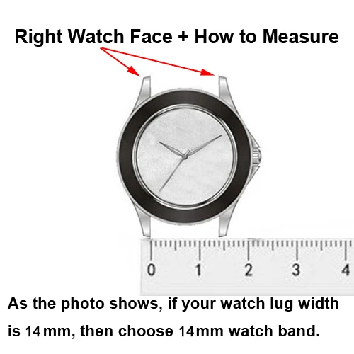 RIGHT WATCH FACE 14MM