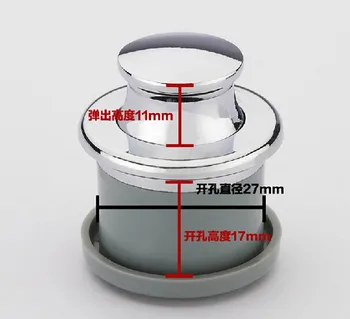 

Simple hardware was top drawer handle embedded invisible spring bounce bounce dark handle Concealed Handle