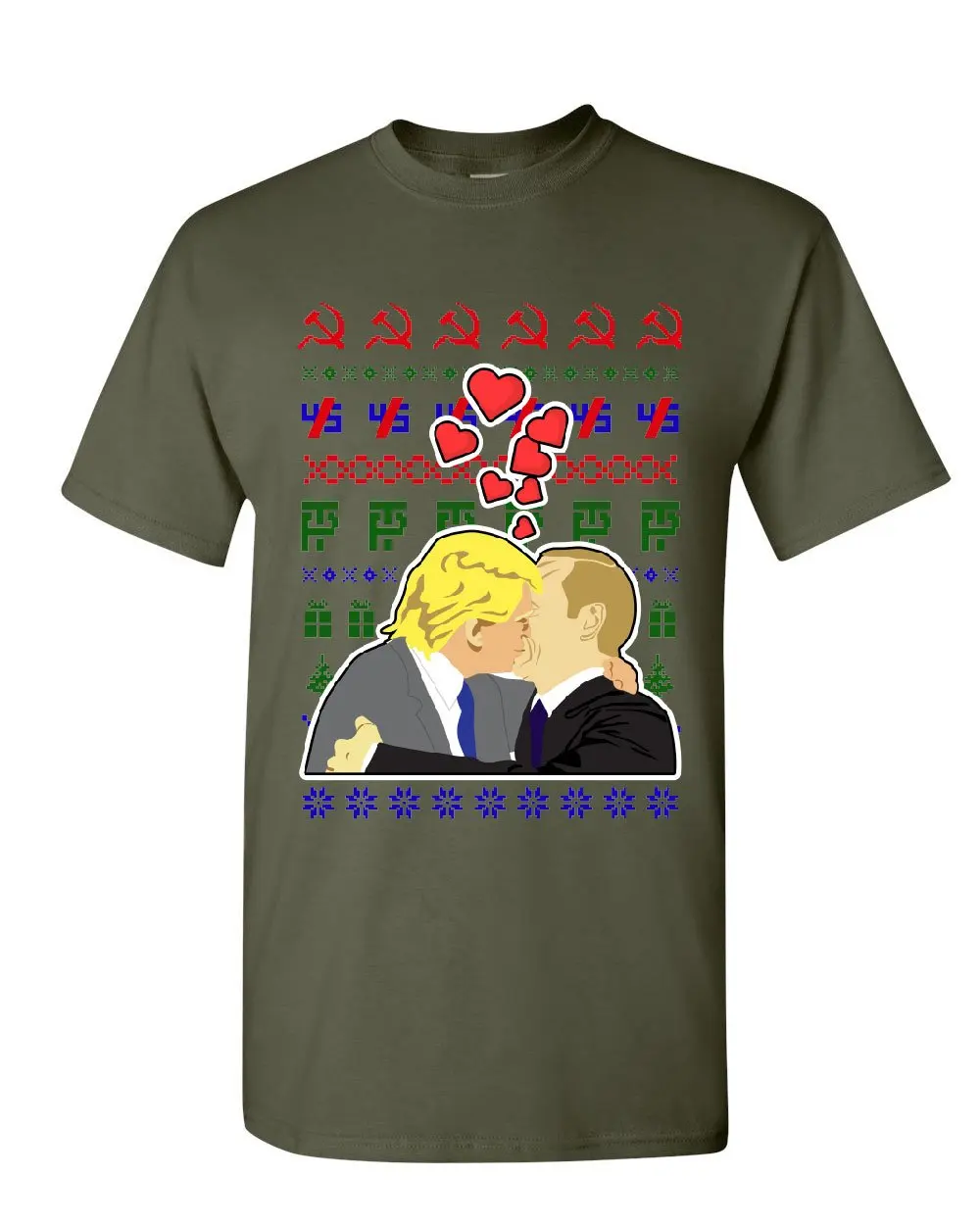 Trump Putin Lovers Ugly Sweater T Shirt USSR Russia Impeach Trump Putin Lovers Ugly Sweater T Shirt USSR Russia Impeach