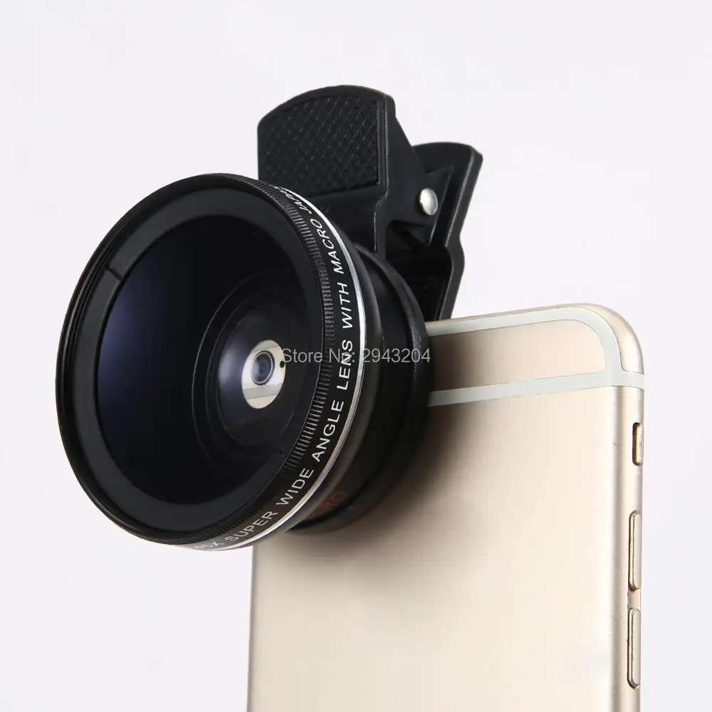 

New HD 37MM 0.45x Super Wide Angle Lens with 12.5x Super Macro Lens for iPhone 6 Plus 5S 4S Samsung S6 S5 Note 4 Camera lens Kit