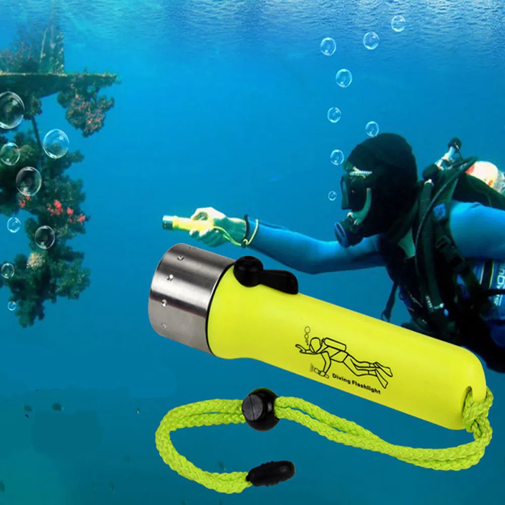 2018 New High Quality Underwater 1200LM XM-L XPE LED Diving Flashlight Torch Lamp Waterproof Flashlights Drop Shipping | Лампы и