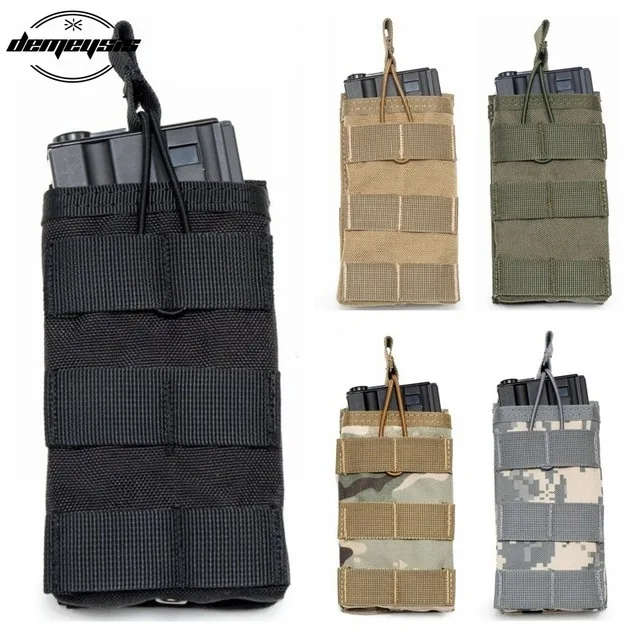 Одиночный/двойной/тройной Открытый Топ подсумок быстро AK AR M4 FAMAS Mag военная сумка для пейнтбола страйкбол