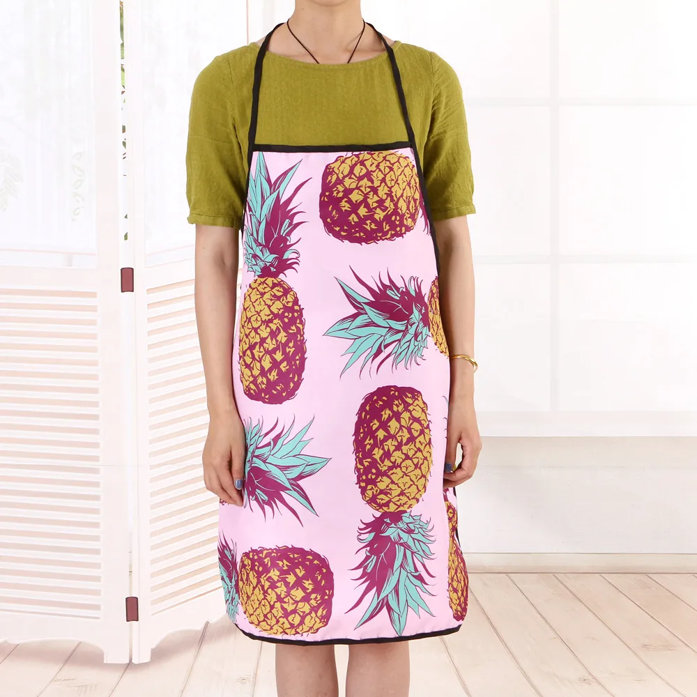 

Apron Print Fruit Pineapple Waterproof Kitchen Apron Apron For Cooking Baking Restaurant Pinafore New Hot Fashion 70*80cm May 16