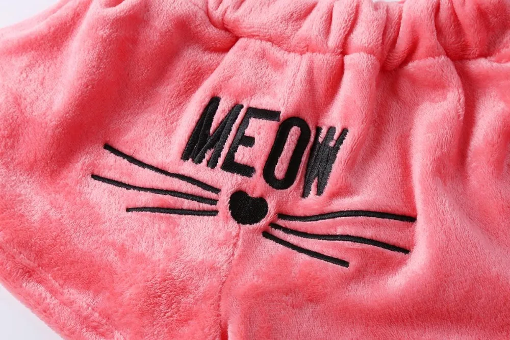 Queenral Warm Pajamas Set For Women Pyjamas Women Plus Size Winter Sleepwear Women Set Sexy Embroidery Pijama Warm Nightwear `11