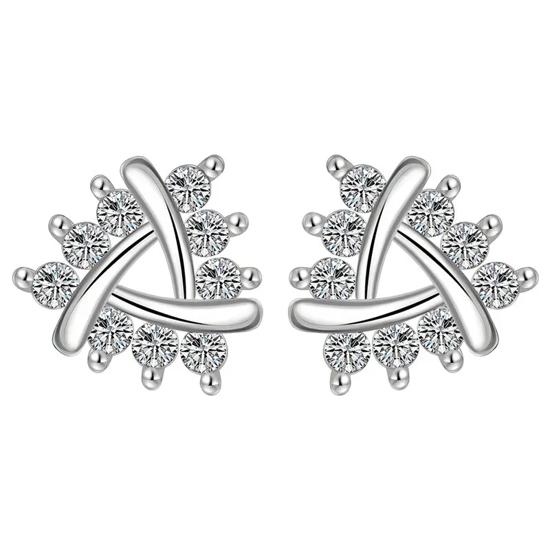 Classic Stud Earring Fashion Earrings Jewelry For Women Silver Color
