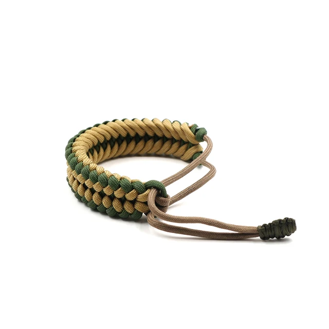 Adjustable Survival Emergency 550 Paracord Bracelet Parachute Cord Bracelet For Camping Hiking Outdoor 4