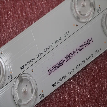 

New 32 PCS 7LED LED backlight strip for Panasonic TV TX-55AX630B TX-55AX630E TX-55DX600B TB5509M 550TV01 550TV02 V4