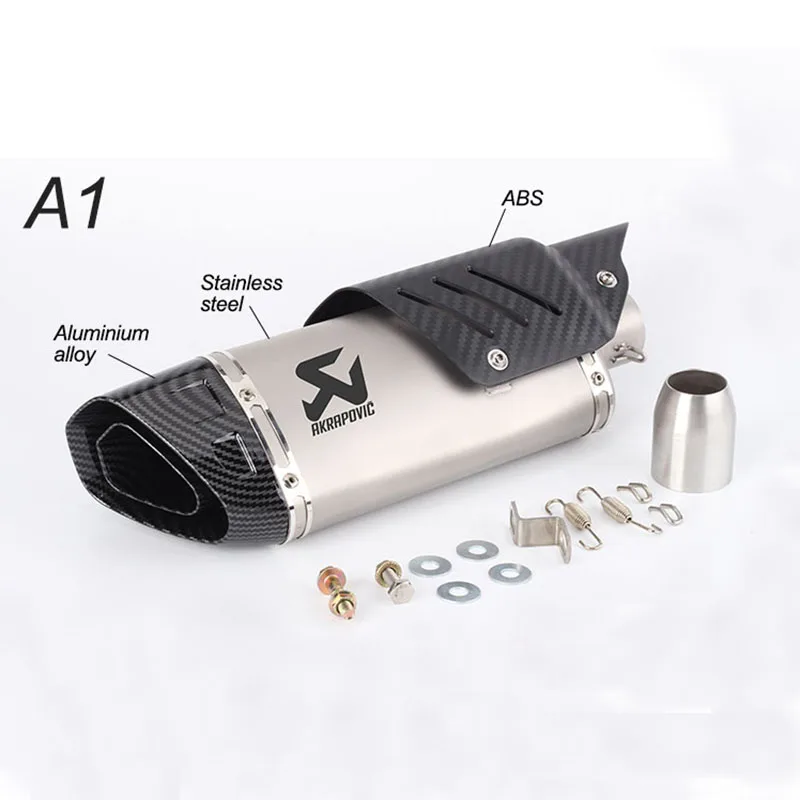 Мотоцикл Akrapovic Модифицированная выхлопная труба глушитель большой четыре угла выхлопной трубы с защитным покрытием из углеродного волокна R6 ZX6R Z900