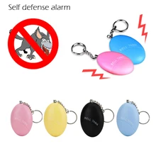 Egg Shape Personal Safety Self Defense Alarm Loud Keychain For Girl Women Anti-Attack Anti-Rape Security Protect Alert Scream
