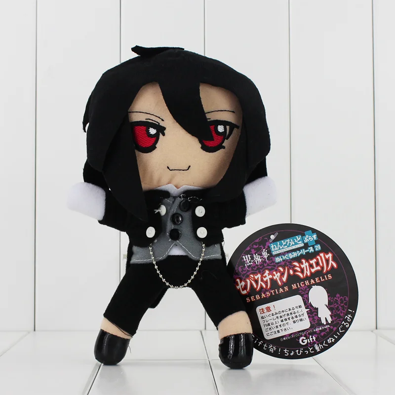 25 см 2 стиля аниме Черный Дворецкий Себастиан микаелис Ciel Phantomhive мягкие плюшевые