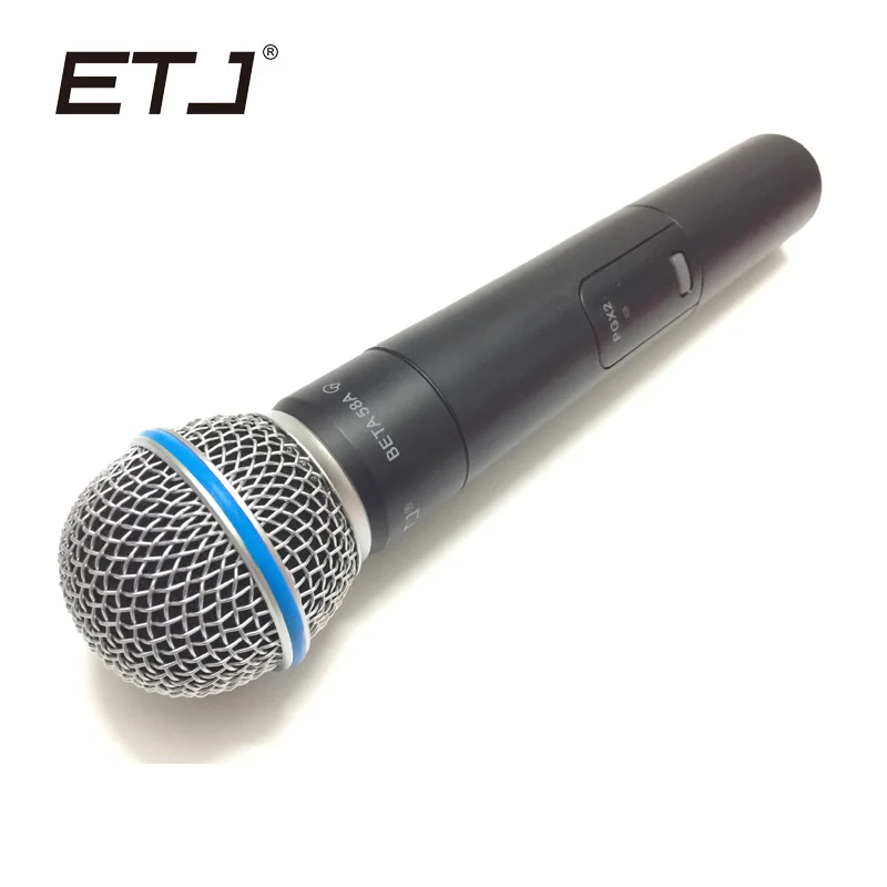 ETJ Brand PGX2 UHF Wireless Microphone Single Handheld Mic