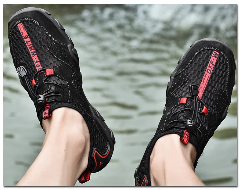 Diwaniya/летние мужские кроссовки; легкая быстросохнущая обувь для плавания на открытом воздухе; мягкая пляжная обувь; спортивная обувь для плавания