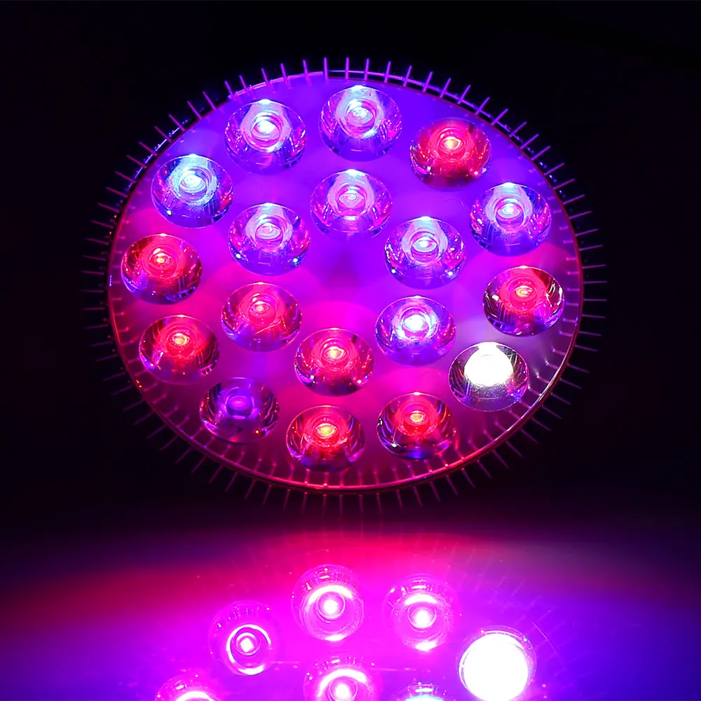 Conduziu a Lâmpada para Plantas Plantas de Interior Caixa de Flor 54 w Espectro Completo Levou Crescer Luz Crescimento da Planta de Interior Plantas Hidroponia Phytolamp Crescer Iluminação 9 Luzes LED crescimento plantas