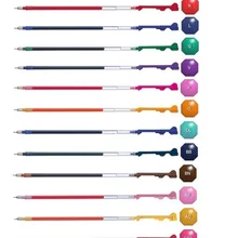PILOT HI-TEC-C COLETO 0,5 мм заправки для ультра-тонкой смены стержня ручка 15 цветов/Лот