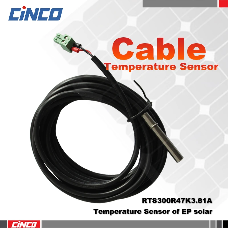

RTS300R47K3.81A, Remote temperature sensor connect cable for epsolar controller Tracer 1210AN 2210AN 3210AN 4210AN