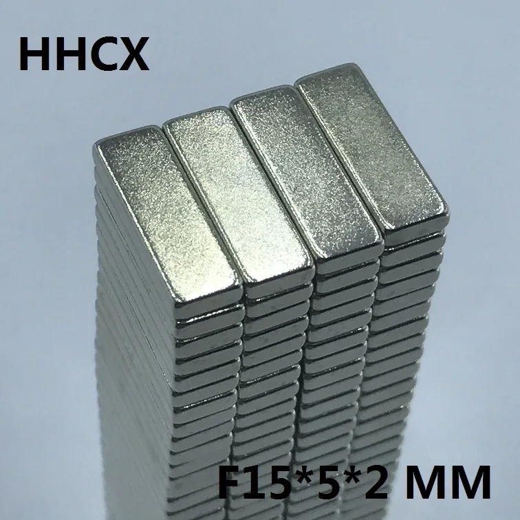 8pcs 15 x 5 x 5mm Block Oblong Rare Earth NdFeb Neodymium Magnets N35 Grade 