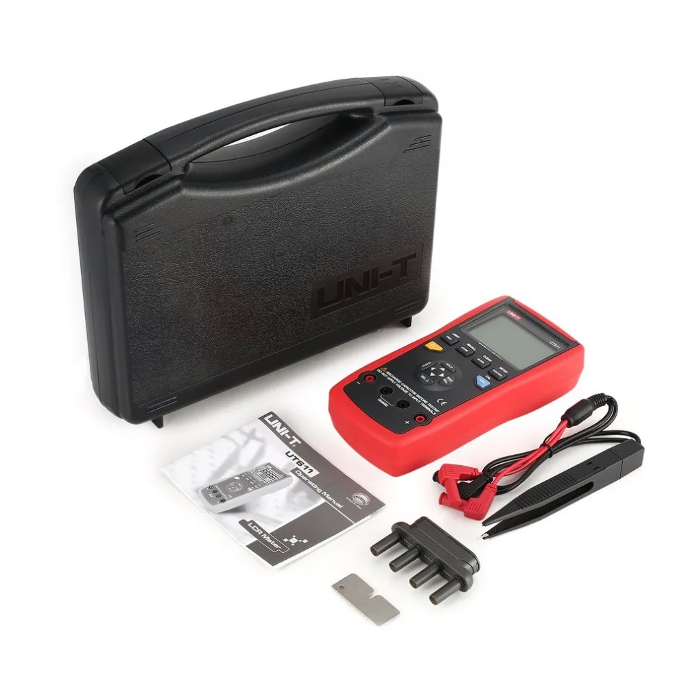 

UNI-T UT611 Handheld LCR Digital Bridge Table Inductance / Capacitance / Resistance Tester Data Storage LCD Backlight