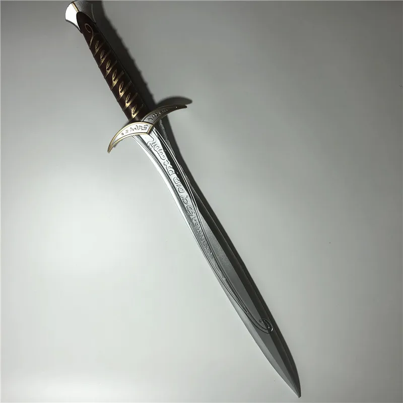1:1 из фильма косплей меч Хоббита Фродо Бэггинс 72 см золоченый меч детский подарок безопасный материал из искусственной кожи