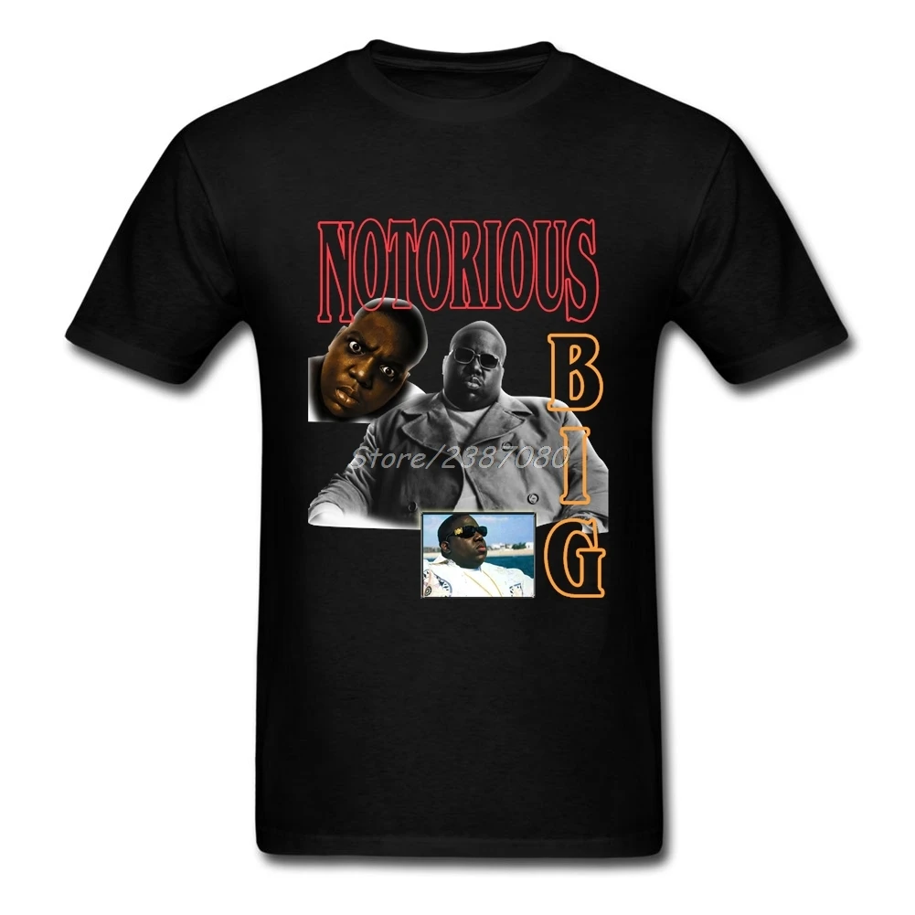 Popular The Notorious Big T Shirt Car styling Men's T shirts O neck Cotton 3XL Short Sleeve ...