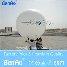 AO115 Free shipping+printing Inflatable white Helium balloon for advertising/inflatable sky helium balloon for advertising