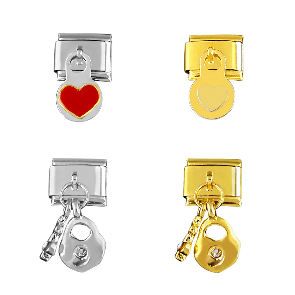 

Bracelet Pendant Bracelets For Women's Accessories Stainless Steel Bracelet Gold Silver Key Lock Bangle 2018 Jewelry Wholesale