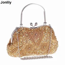Этнический стиль ручной работы бисероплетение свадебный кошелек клатчи для женщин Grace дневной клатч сумка-мессенджер Свадьба; вечеринка клатчи LI-1177