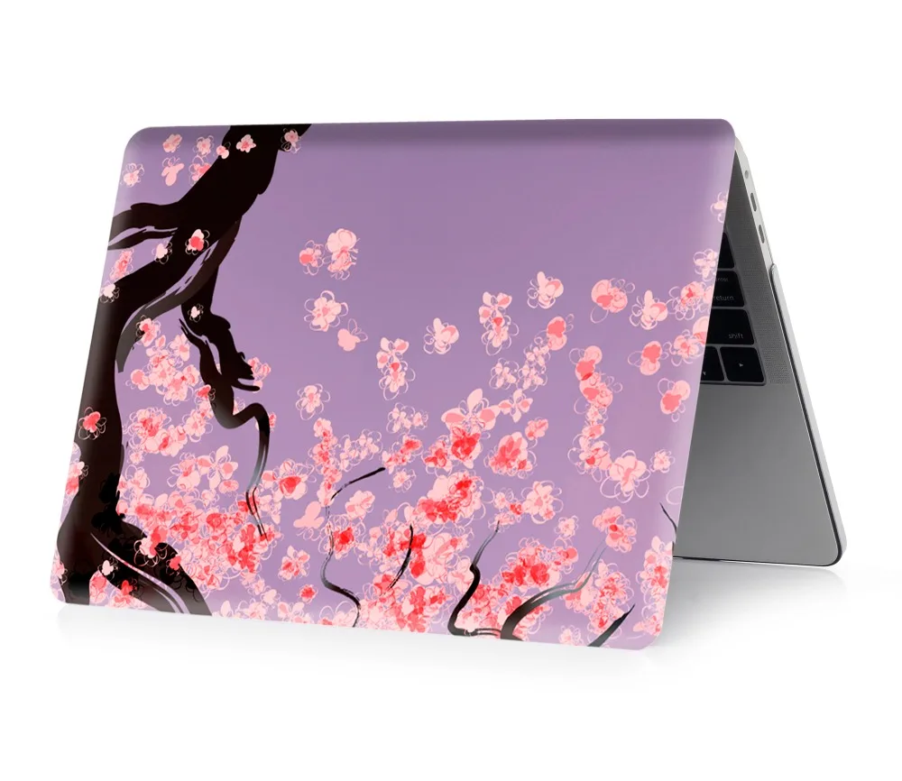Чехол с цветочным принтом для ноутбука MacBook Air retina Pro 11 12 13 15 для MacBook New Pro 13 15 New Air 13 с сенсорной панелью