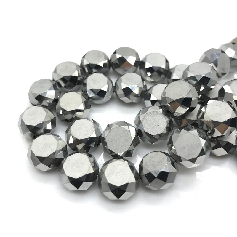 

Wholesale 50pcs 8*12mm multi faceted oval Austria crystal beads, handmade DIY jewelry for bracelets #01