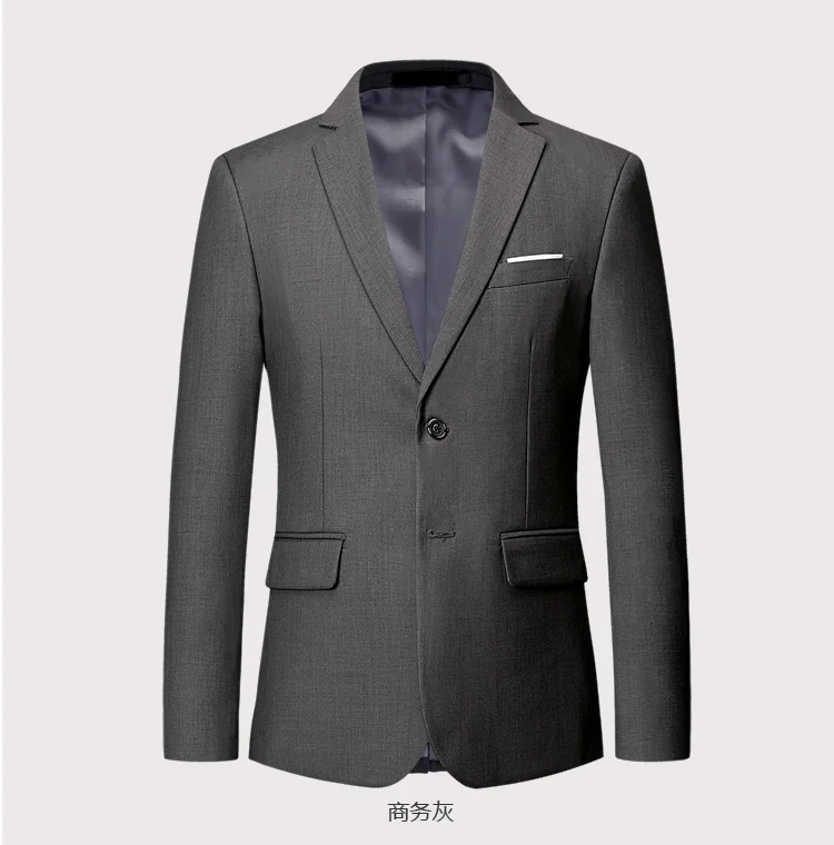 blazer masculino clássico de alta qualidade vestido de banquete masculino traje de casamento mais tamanho magro blazer escritório negócios casual blazer