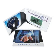 Видео брошюры 5 inch переплет брошюра карты для Презентации цифровой плеер рекламы Экран буклет хорошо продаются на линии