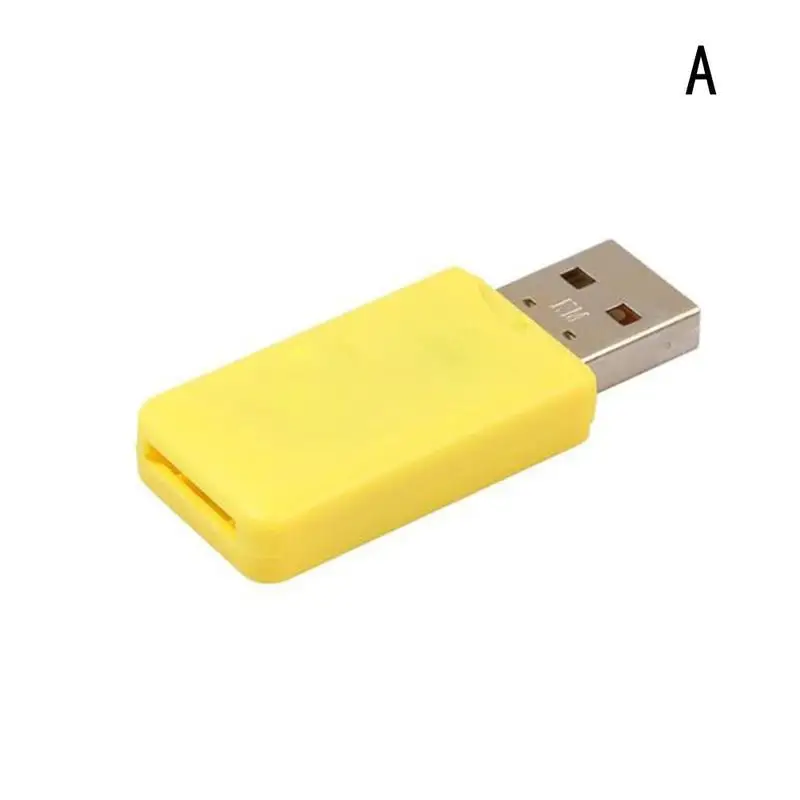 Симпатичный мини USB 2,0 кард-ридер для Micro SD карты TF адаптер разъем высокое качество кард-ридер для планшетных ПК - Цвет: A